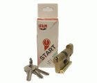 CILINDRO START S STSP3030L - 30 x 30 - CON POMO - LEVA LARGA - LATÓN